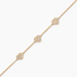 Histoire d'Or Bracelet Bomb Lover Or Jaune Oxyde De Zirconium