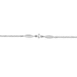 Histoire d'Or Bracelet Bormana Argent Blanc Oxyde De Zirconium