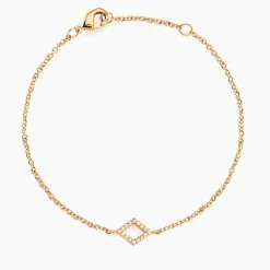 Bracelet Brody Plaqué Or Jaune Oxydes De Zirconium-Histoire d'Or Best