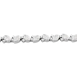Bracelet Brogan Argent Blanc Oxyde De Zirconium-Histoire d'Or Outlet