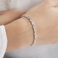 Bracelet Brogan Argent Blanc Oxyde De Zirconium-Histoire d'Or Outlet