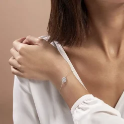 Bracelet Brunilda Argent Blanc Oxyde De Zirconium-Histoire d'Or