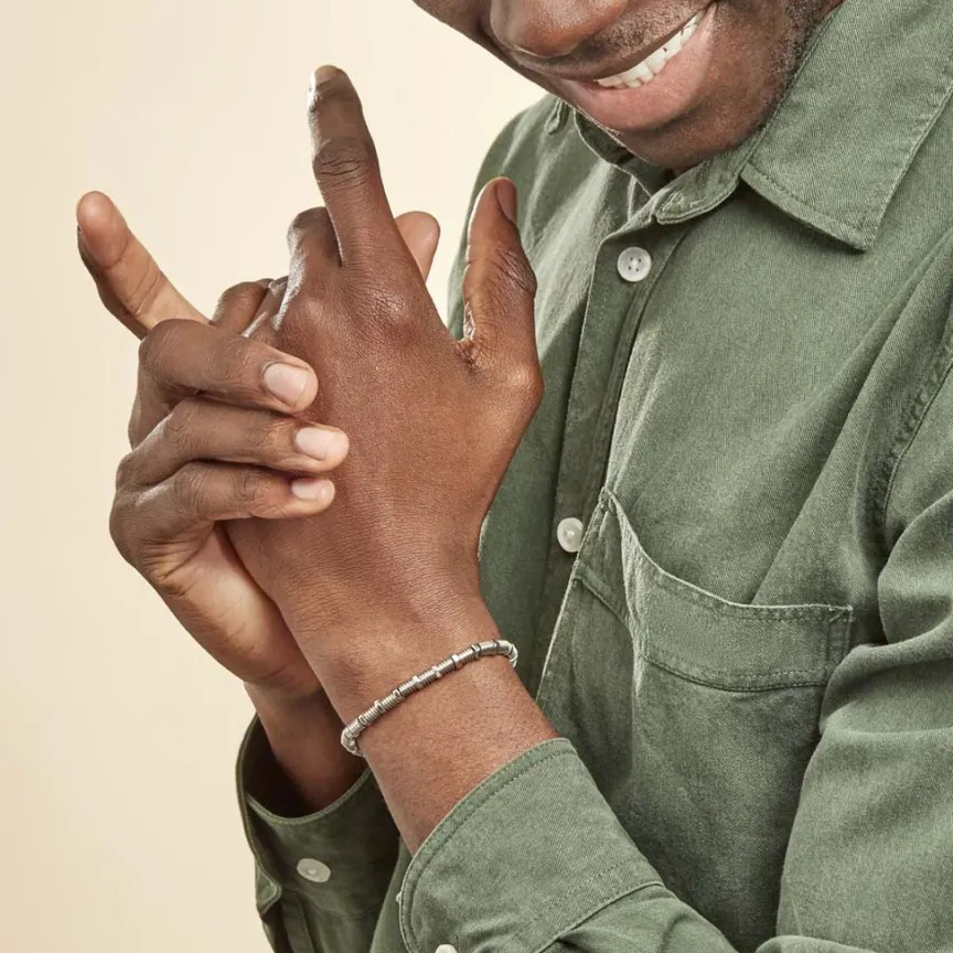 Bracelet Bryann Acier Gris-Histoire d'Or Discount