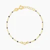 Histoire d'Or Bracelet Bubble Argent Jaune Oxyde De Zirconium