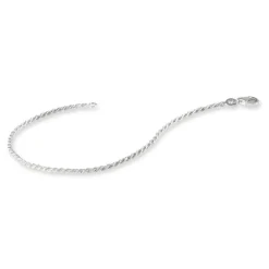 Bracelet Cacilda Maille Corde Argent Blanc-Histoire d'Or Best