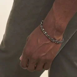 Bracelet Cadia Antique Acier Noir-Histoire d'Or Outlet