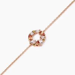 Histoire d'Or Bracelet Camelia De Zirconium