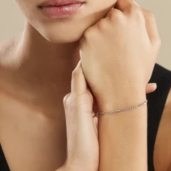 Histoire d'Or Bracelet Cameo Maille Alternee 1/3