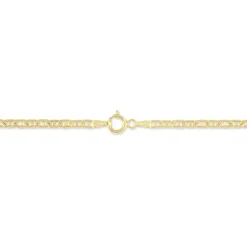 Histoire d'Or Bracelet Capucin Or Jaune Maille Marine Plate