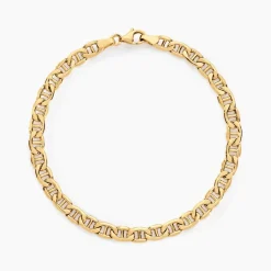 Histoire d'Or Bracelet Capucin Maille Marine Plate