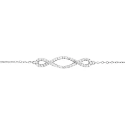 Bracelet Carla Argent Blanc Oxyde De Zirconium-Histoire d'Or Hot