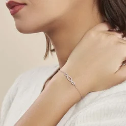 Bracelet Carla Argent Blanc Oxyde De Zirconium-Histoire d'Or Hot