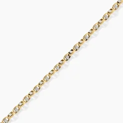 Bracelet Carlo Or Bicolore Maille Marine Ronde-Histoire d'Or Outlet