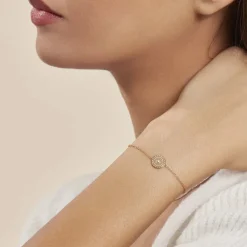 Bracelet Carmina Plaqué Or Jaune Oxyde De Zirconium-Histoire d'Or Hot