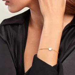 Histoire d'Or Bracelet Caron Or Jaune Nacre