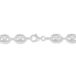 Bracelet Carrus Maille Grain De Cafe Argent Blanc-Histoire d'Or Best