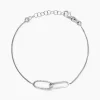Histoire d'Or Bracelet Cedrine Argent Blanc