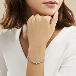 Histoire d'Or Bracelet Cefora Argent Blanc