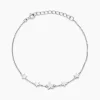 Histoire d'Or Bracelet Celesta Argent Blanc