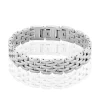Histoire d'Or Bracelet Celicia Maille Grain De Riz Acier Blanc