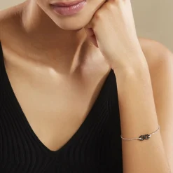 Histoire d'Or Bracelet Celinia Argent Blanc Céramique Et Oxyde De Zirconium