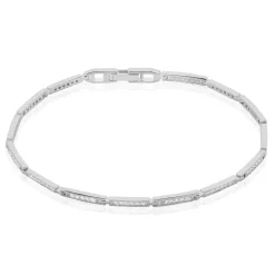 Histoire d'Or Bracelet Celoni Argent Blanc Oxyde De Zirconium