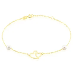 Histoire d'Or Bracelet Cenzo Or Jaune Perles De Culture