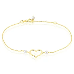 Histoire d'Or Bracelet Chabha Or Jaune Perle De Culture