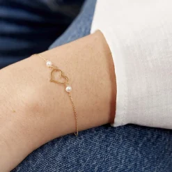 Histoire d'Or Bracelet Chabha Or Jaune Perle De Culture