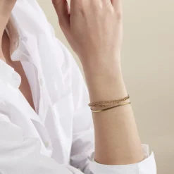 Histoire d'Or Bracelet Cherilyn Acier Doré