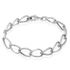 Bracelet Christia Argent Blanc-Histoire d'Or Hot