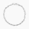 Histoire d'Or Bracelet Ciana Torsade Diamante Argent Blanc