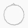 Bracelet Ciana Torsade Diamante Argent Blanc-Histoire d'Or Clearance