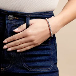 Bracelet Ciska Argent Blanc-Histoire d'Or Clearance