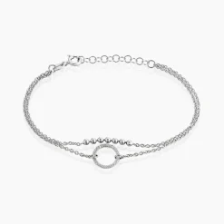 Histoire d'Or Bracelet Claramay Argent Blanc