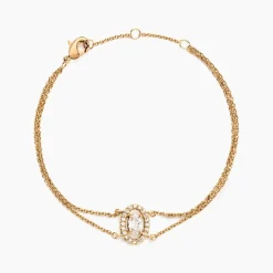 Histoire d'Or Bracelet Classical Plaqué Or Jaune Oxyde De Zirconium