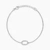 Histoire d'Or Bracelet Clem Argent Blanc