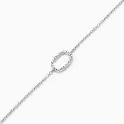 Histoire d'Or Bracelet Clem Argent Blanc