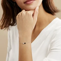 Bracelet Clementine Argent Blanc Oxyde De Zirconium-Histoire d'Or Best