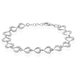 Histoire d'Or Bracelet Cleofee Argent Blanc