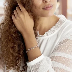 Histoire d'Or Bracelet Cleofee Argent Blanc