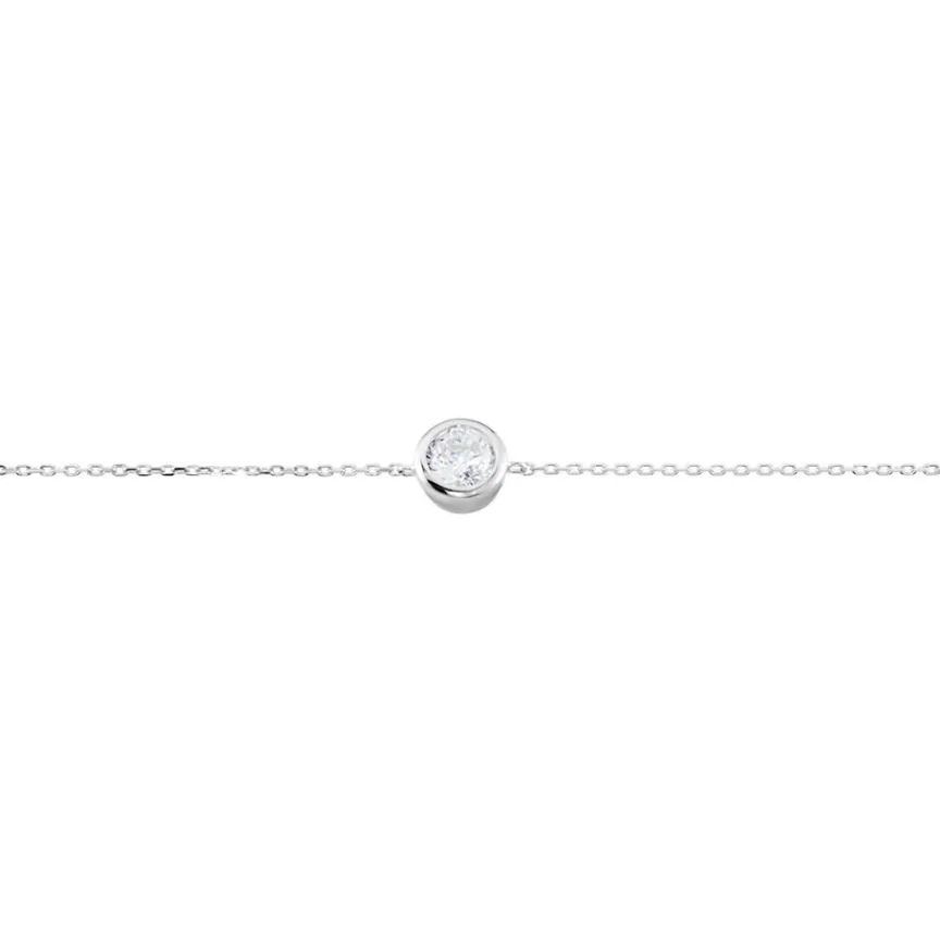 Bracelet Columbine De Zirconium Blanc-Histoire d'Or Outlet