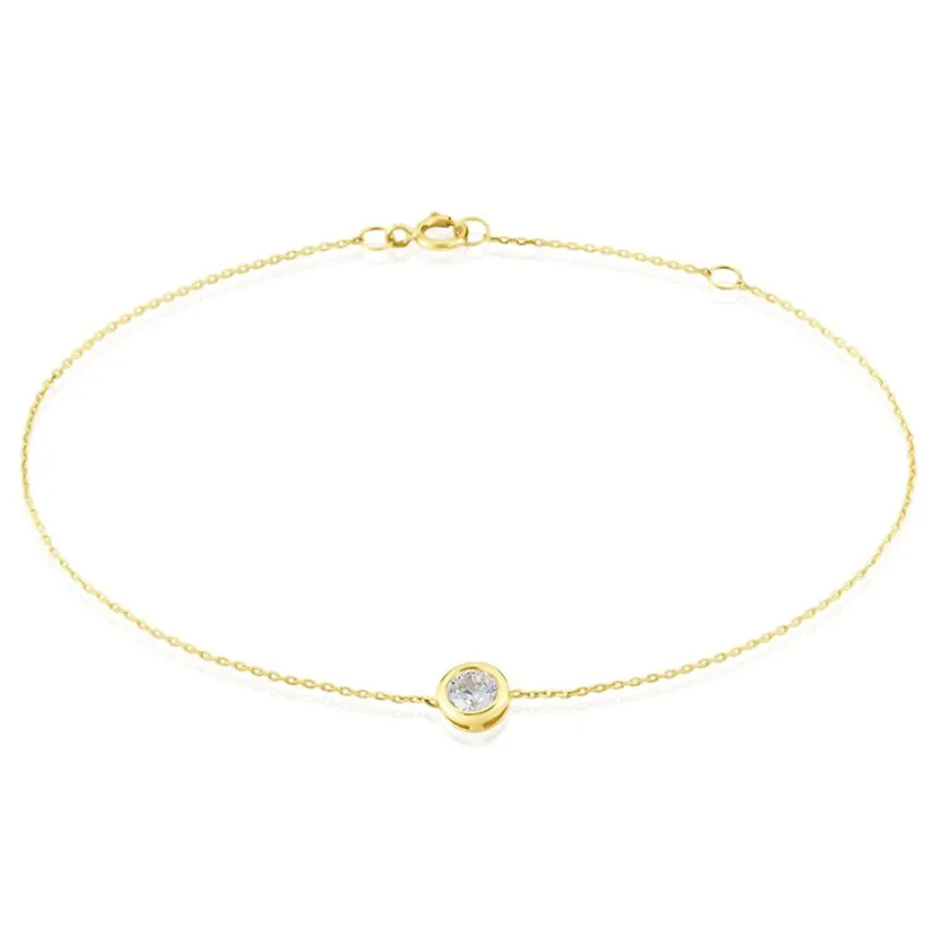 Bracelet Columbine De Zirconium Blanc-Histoire d'Or Outlet