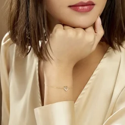 Histoire d'Or Bracelet Constancia Or Jaune Oxyde De Zirconium