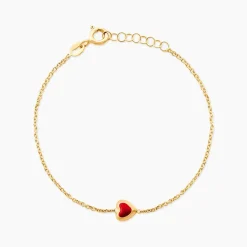 Histoire d'Or Bracelet Coralie Coeur Or Jaune