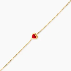 Histoire d'Or Bracelet Coralie Coeur Or Jaune