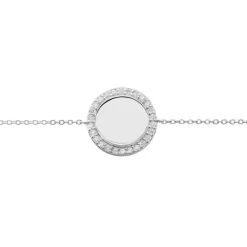 Histoire d'Or Bracelet Corazon1 Argent Blanc Oxyde De Zirconium