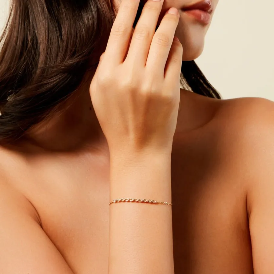 Histoire d'Or Bracelet Cormag Or Jaune