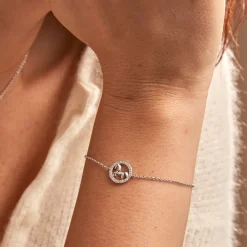 Bracelet Court Argent Blanc Ayeline Oxyde De Zirconium-Histoire d'Or New