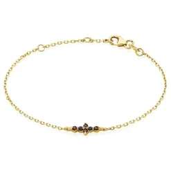 Bracelet Céphée Plaqué Or Doré Pierres De Synthèses-Histoire d'Or Online